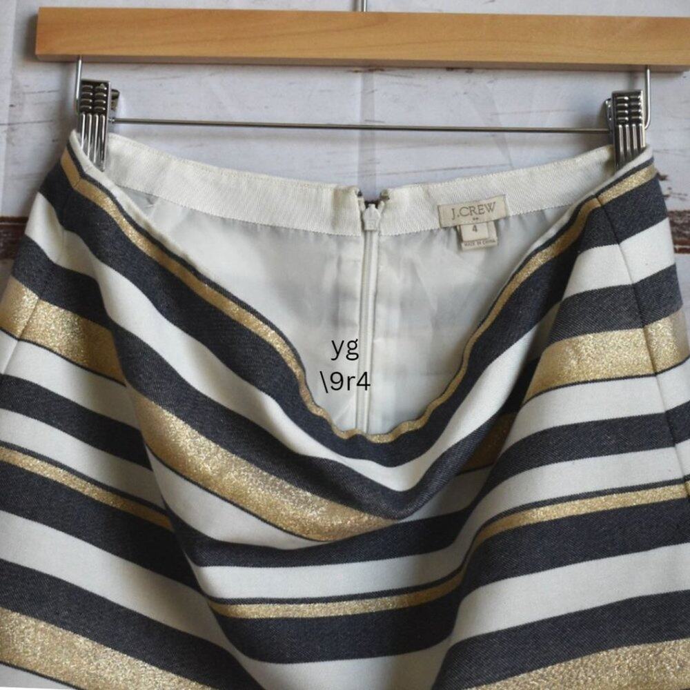 J.CREW Casual Mini Skirt Size 4 - Picture 3 of 6